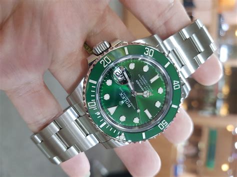 rolex submariner green 2012